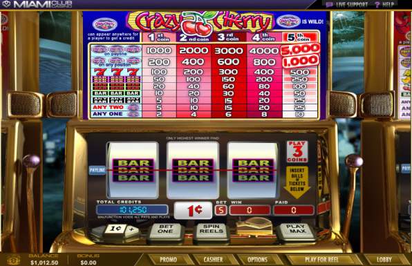 Crazy cherry slots